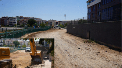 Bursa'nın Orhangazi ilçesinde Belediye Fen işleri müdürlüğü ekipleri tarafından Nadır