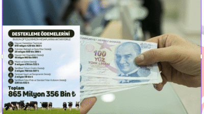 İbrahim Yumaklı, 865 milyon 356 bin TL tutarındaki destekleme ödemesinin