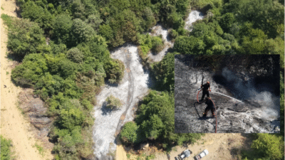 Yalova'nın Çınarcık ilçesinde ormanlık alanda çıkan yangın, çok sayıda ekibin