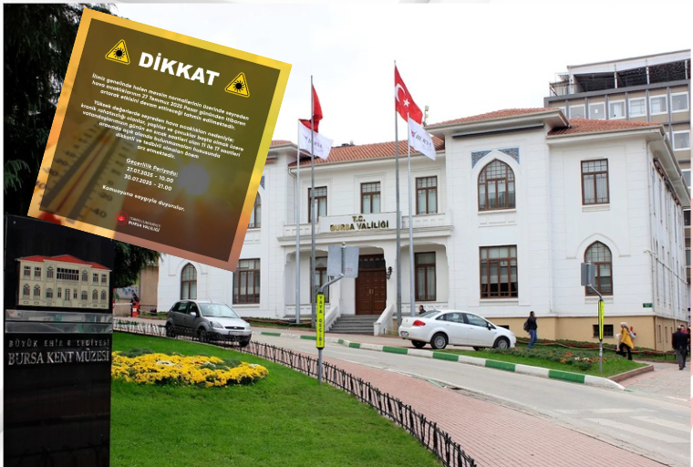 Bursa Valiliği, il genelinde sıcaklıkların Pazar gününden itibaren artarak etkisini
