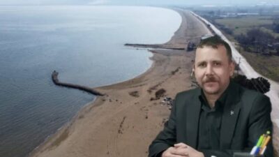 MHP Orhangazi İlçe Başkanı Halil Bozoğlu, İznik Gölü'nde yaşanan kuraklık