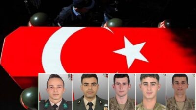 Milli Savunma Bakanlığı tarafından yapılan açıklamada Irak'ın kuzeyinde 5 askerimizin