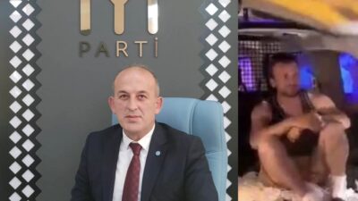 İYİ Parti Bursa İl Başkanı İsmail Kaya, Bursa'nın Harmancık ilçesinde