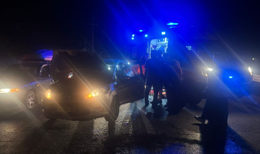 Bursa'nın Orhangazi ilçesinde Gemlik yolu üzerinde dün akşam meydana gelen