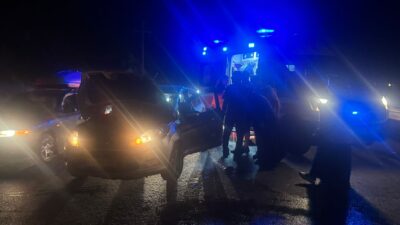 Bursa'nın Orhangazi ilçesinde Gemlik yolu üzerinde dün akşam meydana gelen