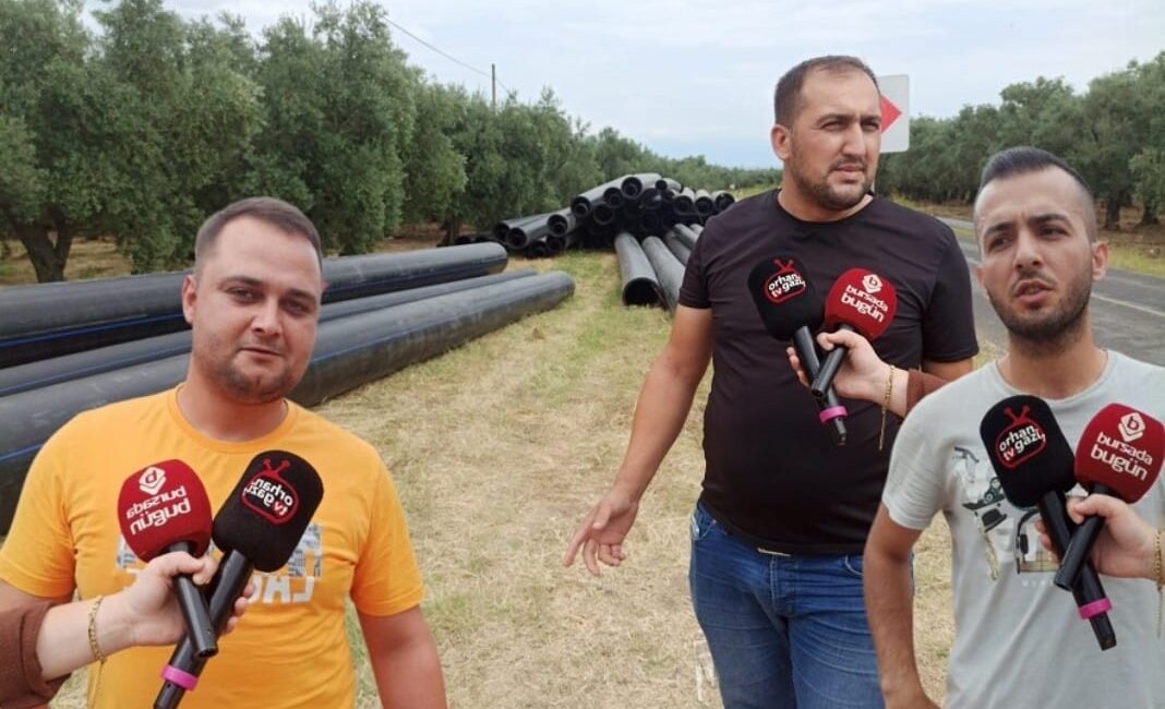 Bursa’nın Orhangazi ilçesinde bulunan tarım arazilerinin sulanması ile ilgili her