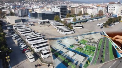 Bursa'nın Orhangazi İlçesi'nde bulunan eski terminal alanına yönelik hazırlanan plan