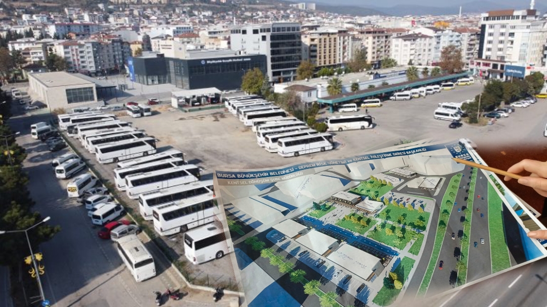 Bursa'nın Orhangazi İlçesi'nde bulunan eski terminal alanına yönelik hazırlanan plan