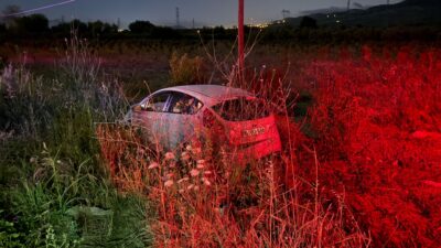 Bursa'da Orhangazi - İznik yolu üzerinde meydana gelen trafik kazasında