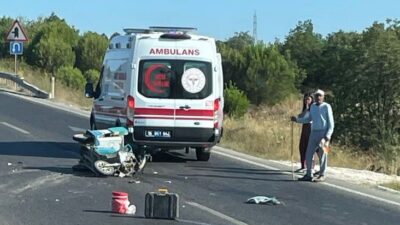 Bursa'nın Orhangazi ilçesi ile Yalova yolu üzerinde meydana gelen trafik