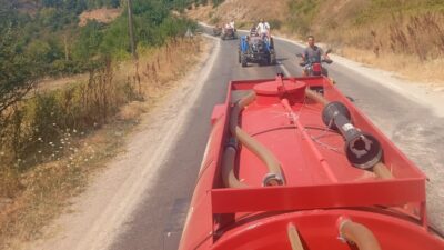 Bursa'nın Orhangazi ilçesinden çok sayıda çiftçi, Gürsu sınırlarında dün başlayan