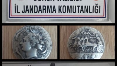 Bursa'nın Mudanya ilçesine tarihi eser getirildiği ihbarı üzerine harekete geçen