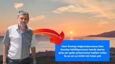 Bursa'nın Gemlik ilçesinin tatil bölgesi olan Kumla Mahallesi Muhtarı sosyal