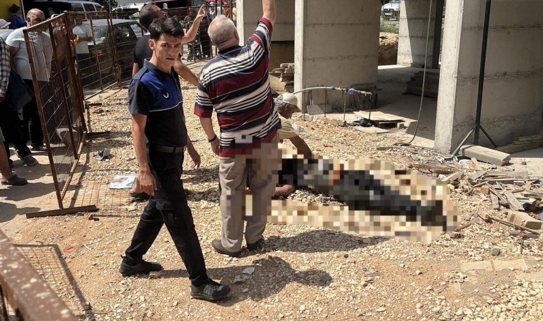 Bursa'nın Orhangazi ilçesinde, devam eden cami inşaatında meydana gelen ve