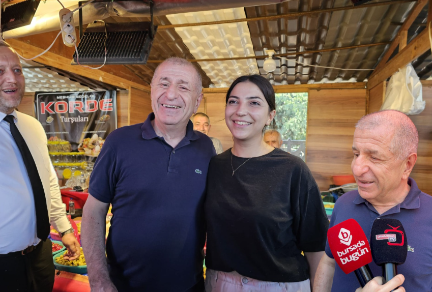 Zafer Partisi Genel Başkanı Ümit Özdağ, Bursa ziyaretleri kapsamında geldiği