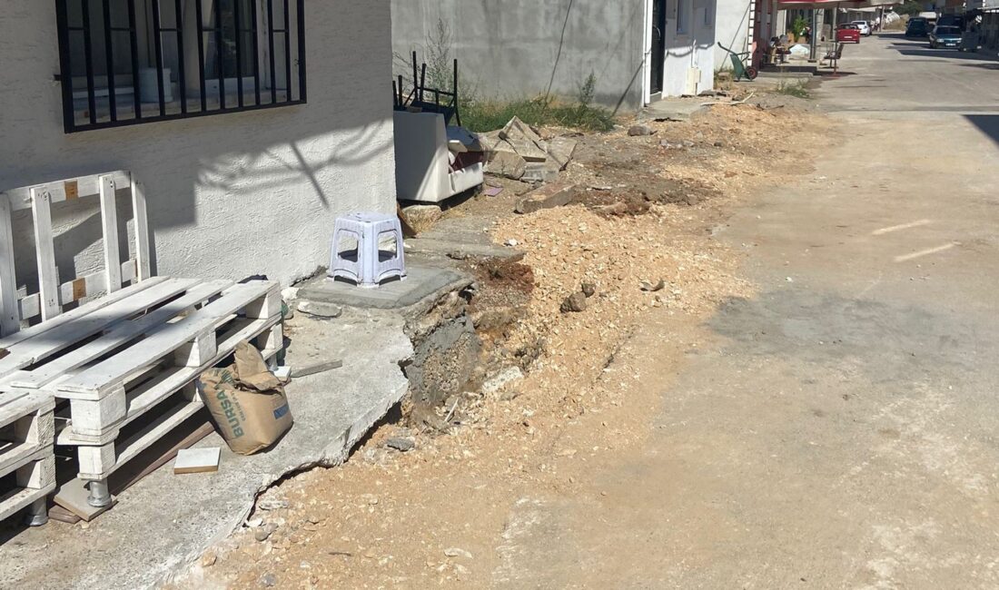Bursa'nın Orhangazi ilçesinde yapılan bir elektrik çalışması sırasında, bir evin