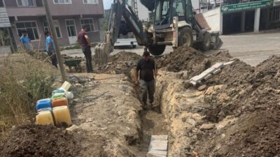 Bursa'nın Orhangazi ilçesine bağlı Mahmudiye Mahallesi'nde  uzun süredir yaşanan içme