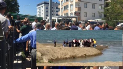 Bursa'da, İznik Gölü'nün Orhangazi sahilinde girdiği suda gözden kaybolan ve