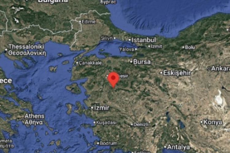 Bursa'da 10.52 saatlerinde Balıkesir'in Sındırgı ilçesinde deprem meydana geldi. Deprem