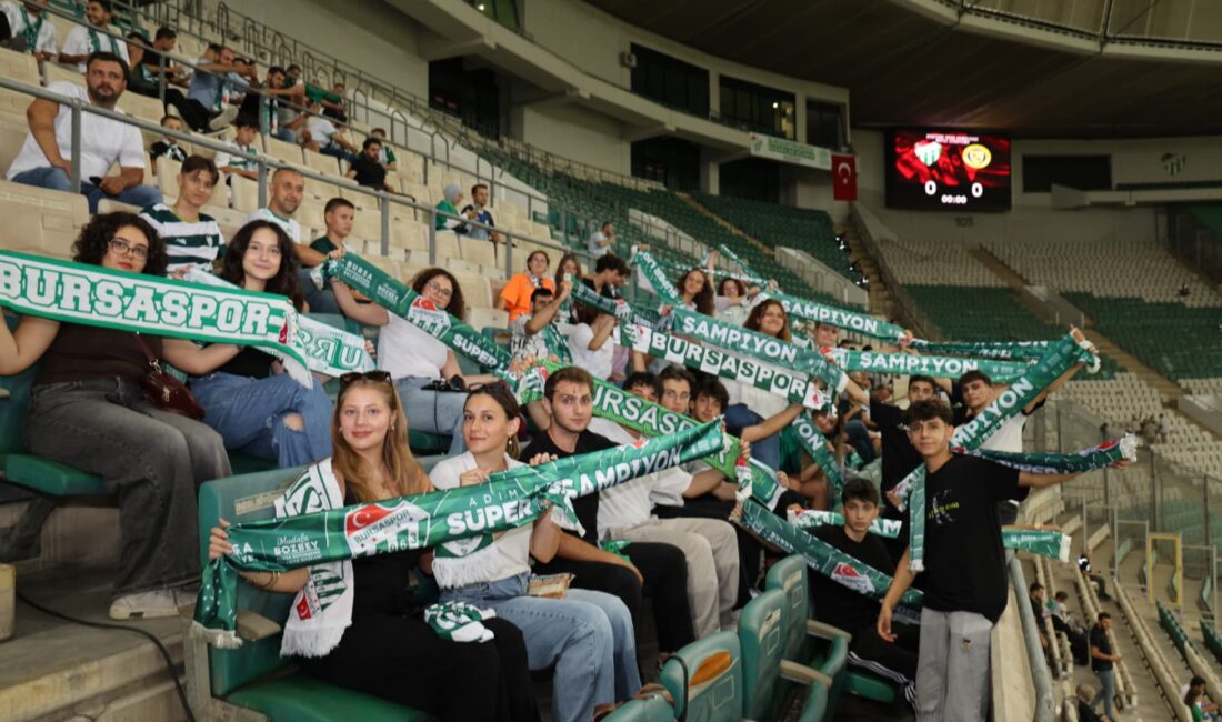 Büyükşehir Belediyesi, ‘Gençler ile Yeşil Beyaz Buluşmalar’ projesiyle gençleri Bursaspor