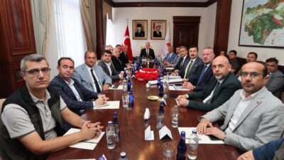 Bursa'da Vali Erol Ayyıldız başkanlığında, belediye başkanları ve ilgili kurum