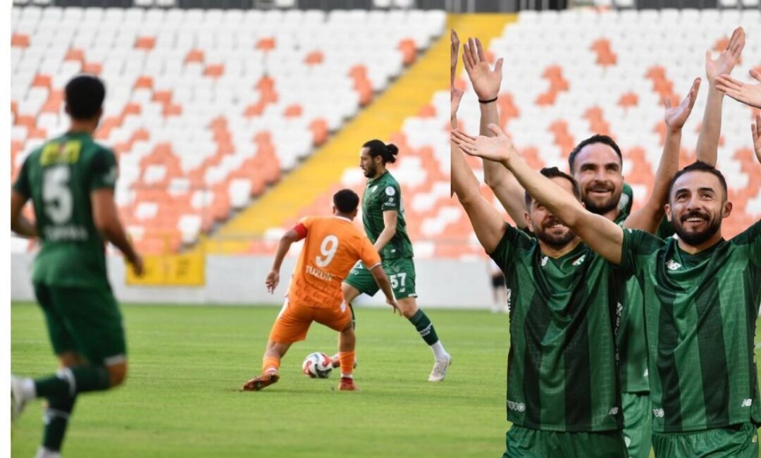 Lider Bursaspor, 2. ligin 5. Hafta maçında deplasmanda Adanaspor ile