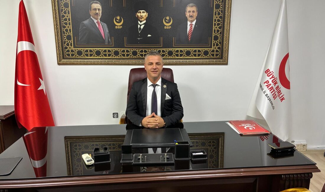 Büyük Birlik Partisi’nde önemli bir atama gerçekleşti. Parti İstanbul İl