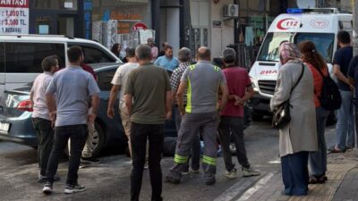 Bursa'nın Orhangazi ilçesinde meydana gelen trafik kazasında motosiklet ile otomobil