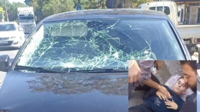 Bursa'da, İznik - Orhangazi yolu Çakırca Mahallesi'nde meydana gelen trafik