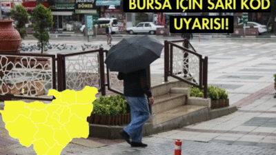 Meteoroloji Genel Müdürlüğü son verilerine göre yarın için Bursa ve