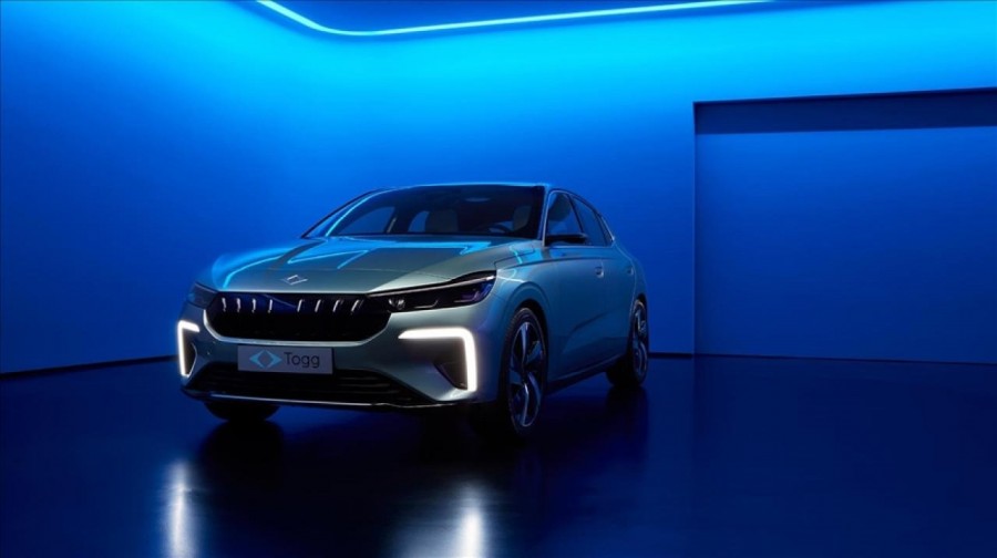 Üretimi Bursa'da gerçekleştirilen Türkiye'nin yerli ve milli otomobil modeli Togg,