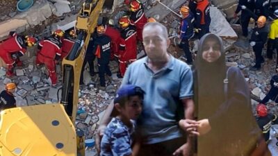 Kocaeli'nin Gebze ilçesinde bu sabah saatlerinde çöken 7 katlı binanın