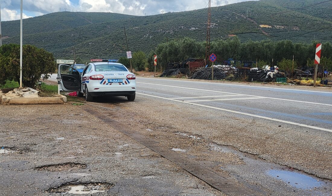 Bursa'da Orhangazi - İznik yolu üzerinde bulunan bir akaryakıt istasyonunda