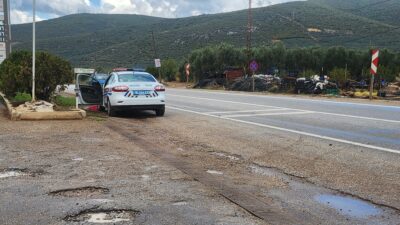 Bursa'da Orhangazi - İznik yolu üzerinde bulunan bir akaryakıt istasyonunda