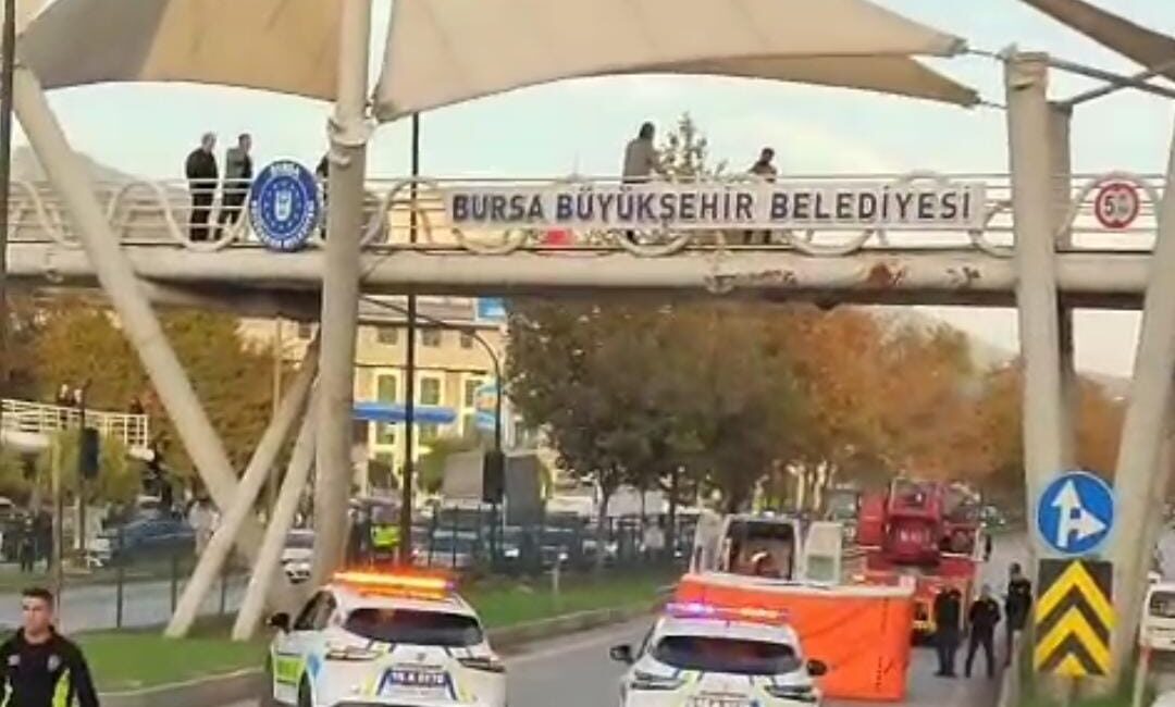 Bursa'nın Gemlik ilçesinde Orhangazi yolu üzerinde bulunan bir köprüye çıkan