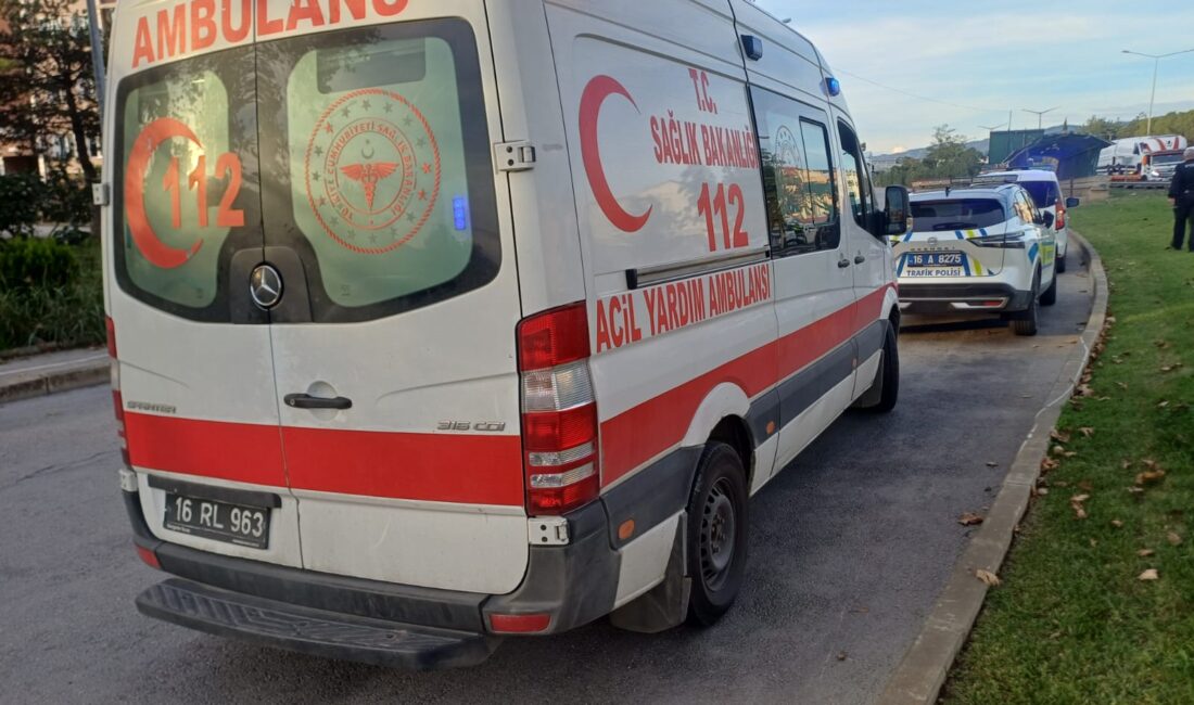 Bursa'nın Orhangazi ilçesinde ana yolda meydana gelen trafik kazasında, kullandığı