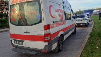 Bursa'nın Orhangazi ilçesinde ana yolda meydana gelen trafik kazasında, kullandığı