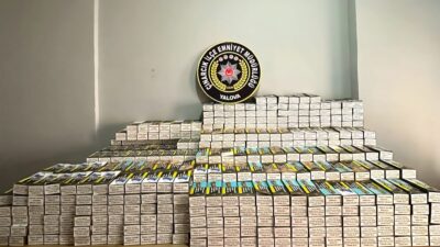 Yalova’nın Çınarcık ilçesinde polis ekipleri tarafından bir iş yeri ve