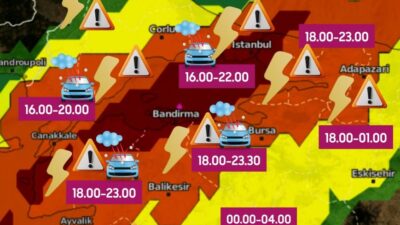 Meteoroloji uzmanları, Bursa ve çevresi için ciddi hava olaylarının yaşanabileceği
