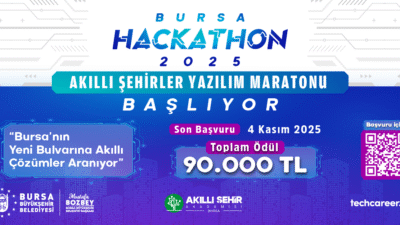 Bursa Büyükşehir Belediyesi Akıllı Şehir Akademisi ve Techcareer.net iş birliğiyle