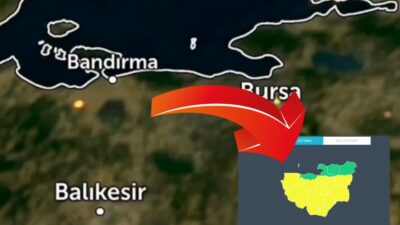 Meteoroloji Genel Müdürlüğü, Bursa'da bugün kuvvetli ve kısa süreli fırtına