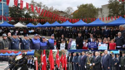 29 Ekim Cumhuriyet Bayramı kutlamaları kapsamında Bursa’nın Orhangazi ilçesinde protokolün