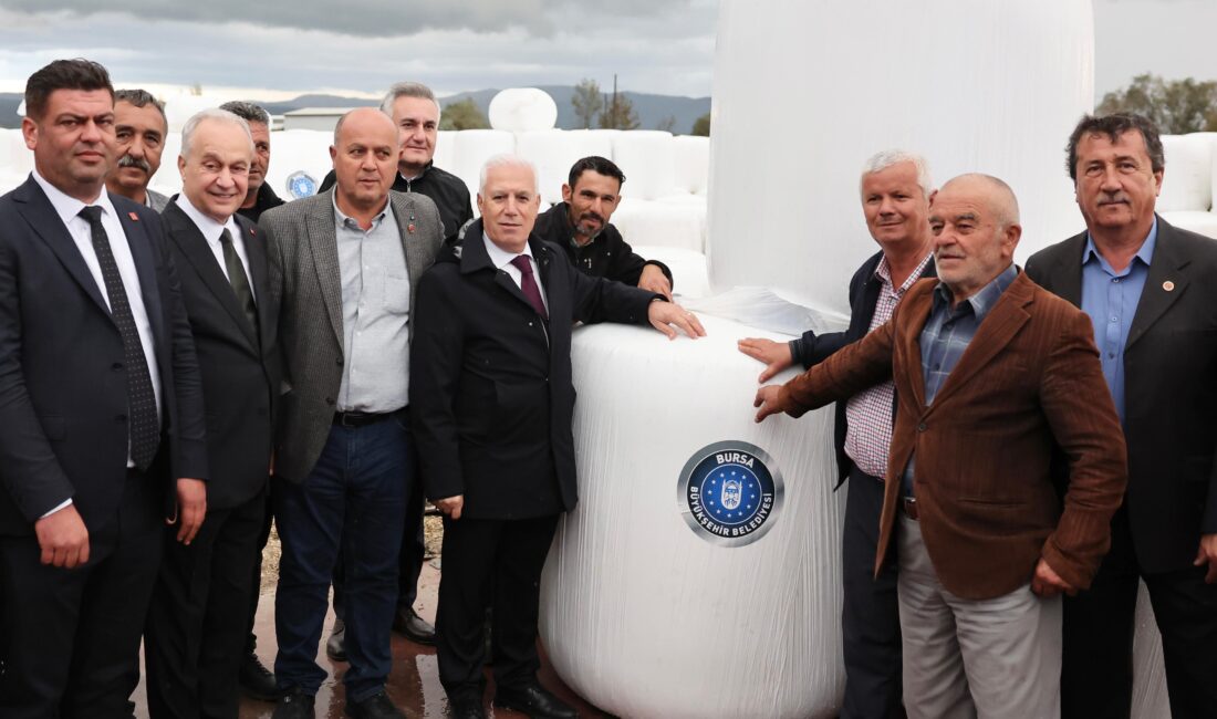 Bursa’da fide-fidan desteğinden damla sulama boru teminine kadar her alanda