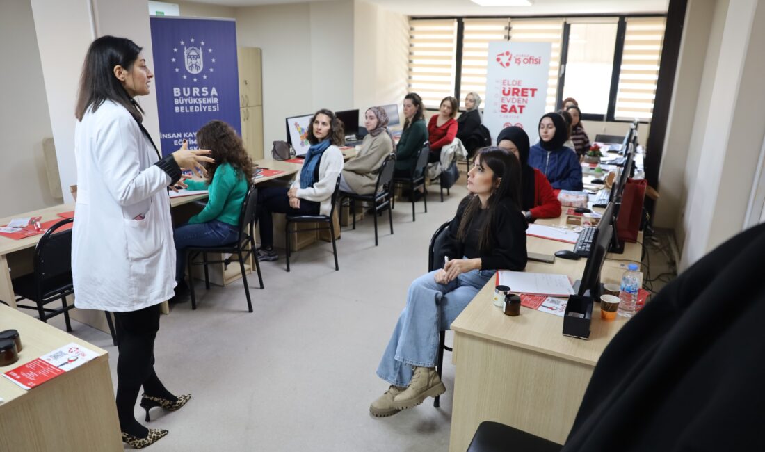 'Elde üret evden sat’ projesini başlatan büyükşehir belediyesi, evinde üretim