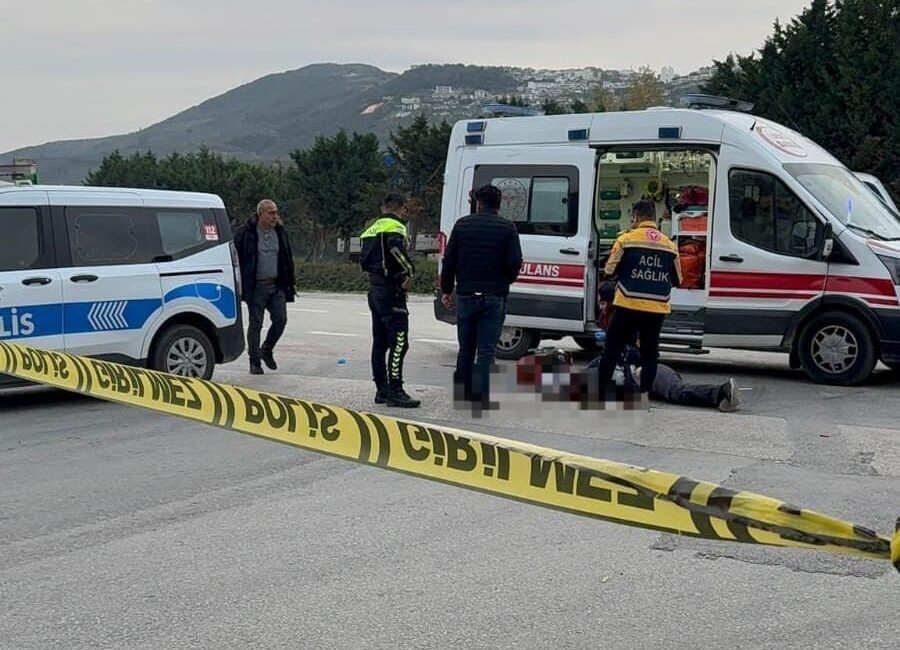 Bursa'nın Gemlik ilçesinde sabah saatlerinde meydana gelen olayda 35 yaşındaki