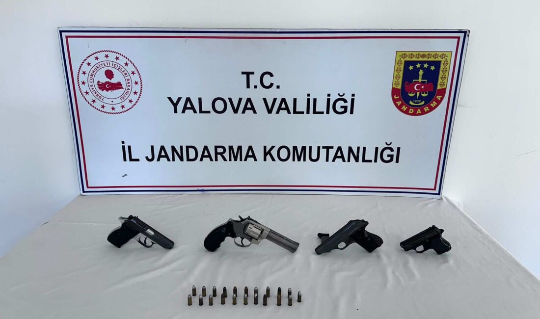 Yalova İl Jandarma Komutanlığı ekiplerince, ihbar üzerine bir adrese yapılan