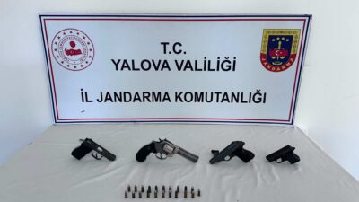 Yalova İl Jandarma Komutanlığı ekiplerince, ihbar üzerine bir adrese yapılan