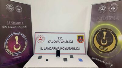 Yalova Cumhuriyet Başsavcılığı tarafından İl Jandarma Komutanlığı'nca yürütülen soruşturma kapsamında,