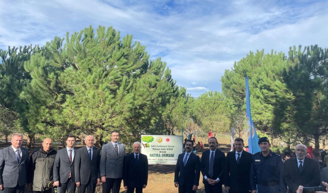 Bursa'nın Karacabey ilçesinde 11 Kasım Milli ağaçlandırma gününde ilçe  Orman