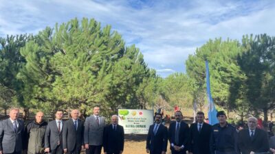Bursa'nın Karacabey ilçesinde 11 Kasım Milli ağaçlandırma gününde ilçe  Orman